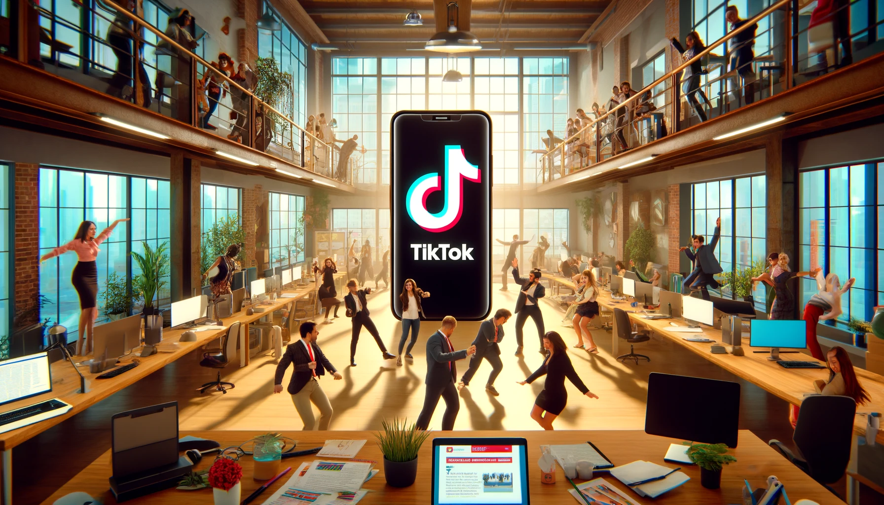 TikTok 企業　ダンス